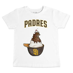 San Diego Padres Tiny Turnip Youth Sundae Helmet T-Shirt for sale