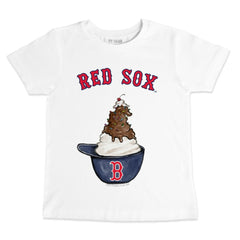 Boston Red Sox Tiny Turnip Youth Sundae Helmet T-Shirt Clearance