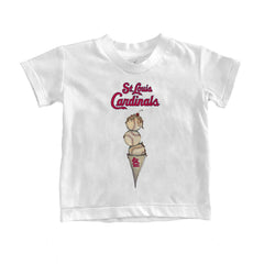 St. Louis Cardinals Tiny Turnip Youth Triple Scoop T-Shirt Lifestyle