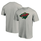 Minnesota Wild - Primary Logo T-Shirt Heather Gray