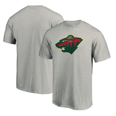 Minnesota Wild - Primary Logo T-Shirt Heather Gray