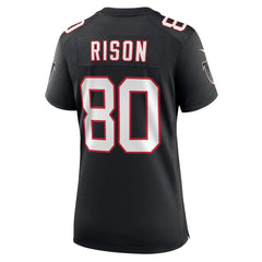 Andre Rison Atlanta Falcons Women's Retired Player Jersey Black - Nike