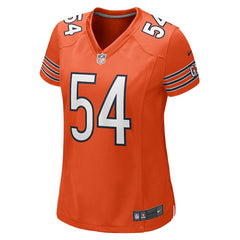 Brian Urlacher Chicago Bears Women's Retired Player Jersey Orange - Nike