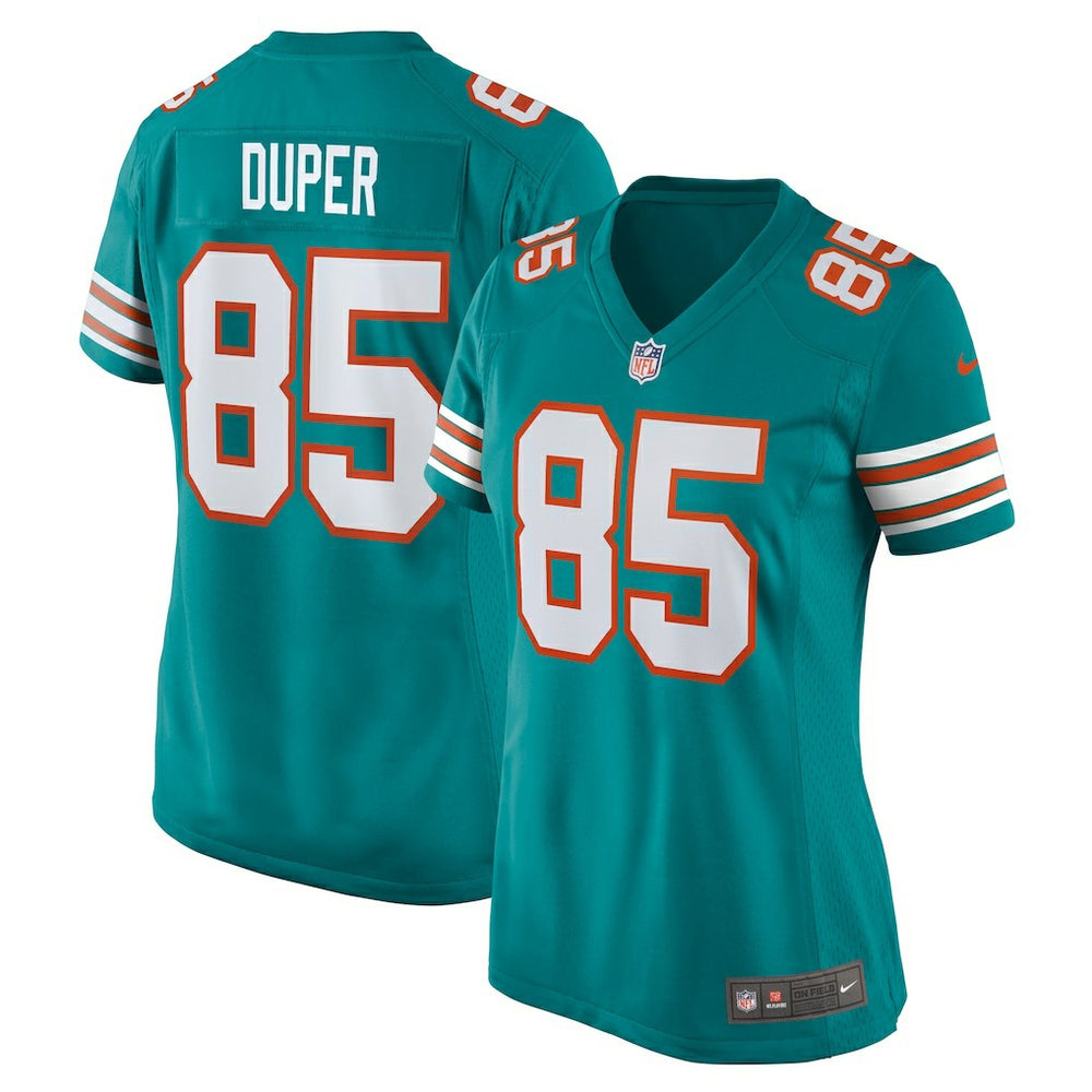 Mark Duper Miami Dolphins Women's Retired Player Jersey Aqua - Nike