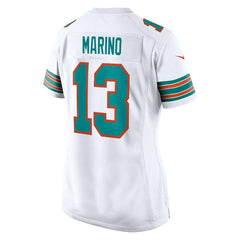 Dan Marino Miami Dolphins Women's Retired Player Jersey White - Nike