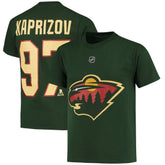 Kirill Kaprizov Minnesota Wild - Youth Player Name & Number T-Shirt Green