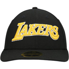New Era - Los Angeles Lakers Team Low Profile 59FIFTY Fitted Hat - Black