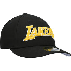 New Era - Los Angeles Lakers Team Low Profile 59FIFTY Fitted Hat - Black