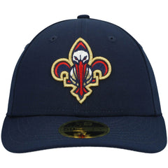 New Era - New Orleans Pelicans Team Logo Low Profile 59FIFTY Fitted Hat - Navy