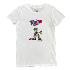Minnesota Twins Tiny Turnip Women's Caleb the Catcher T-Shirt On Sale