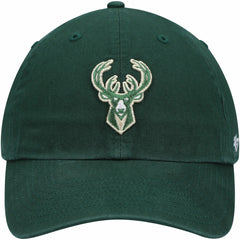 47 brand - Milwaukee Bucks '47 Core Logo Clean Up Adjustable Hat - Hunter Green