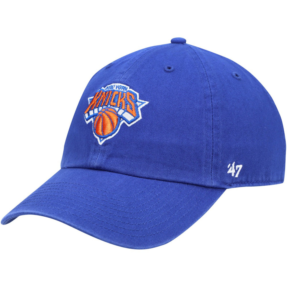47 brand - New York Knicks '47 Core Logo Clean Up Adjustable Hat - Blue