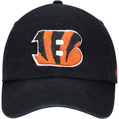 Cincinnati Bengals '47 Youth Logo Clean Up Adjustable Hat Black - 47 brand