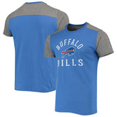 Buffalo Bills Majestic Threads Field Goal Slub T-Shirt Royal/Gray - NFL