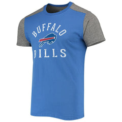 Buffalo Bills Majestic Threads Field Goal Slub T-Shirt Royal/Gray - NFL