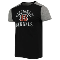 Cincinnati Bengals Majestic Threads Field Goal Slub T-Shirt Black/Gray - NFL