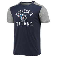 Tennessee Titans Majestic Threads Field Goal Slub T-Shirt Navy/Gray - NFL