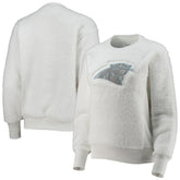 Carolina Panthers Touch Women's Milestone Tracker Pullover Sweatshirt White - NFL