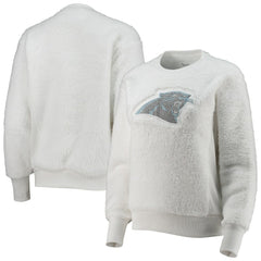 Carolina Panthers Touch Women's Milestone Tracker Pullover Sweatshirt White - NFL