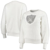 Las Vegas Raiders Touch Women's Milestone Tracker Pullover Sweatshirt White - NFL