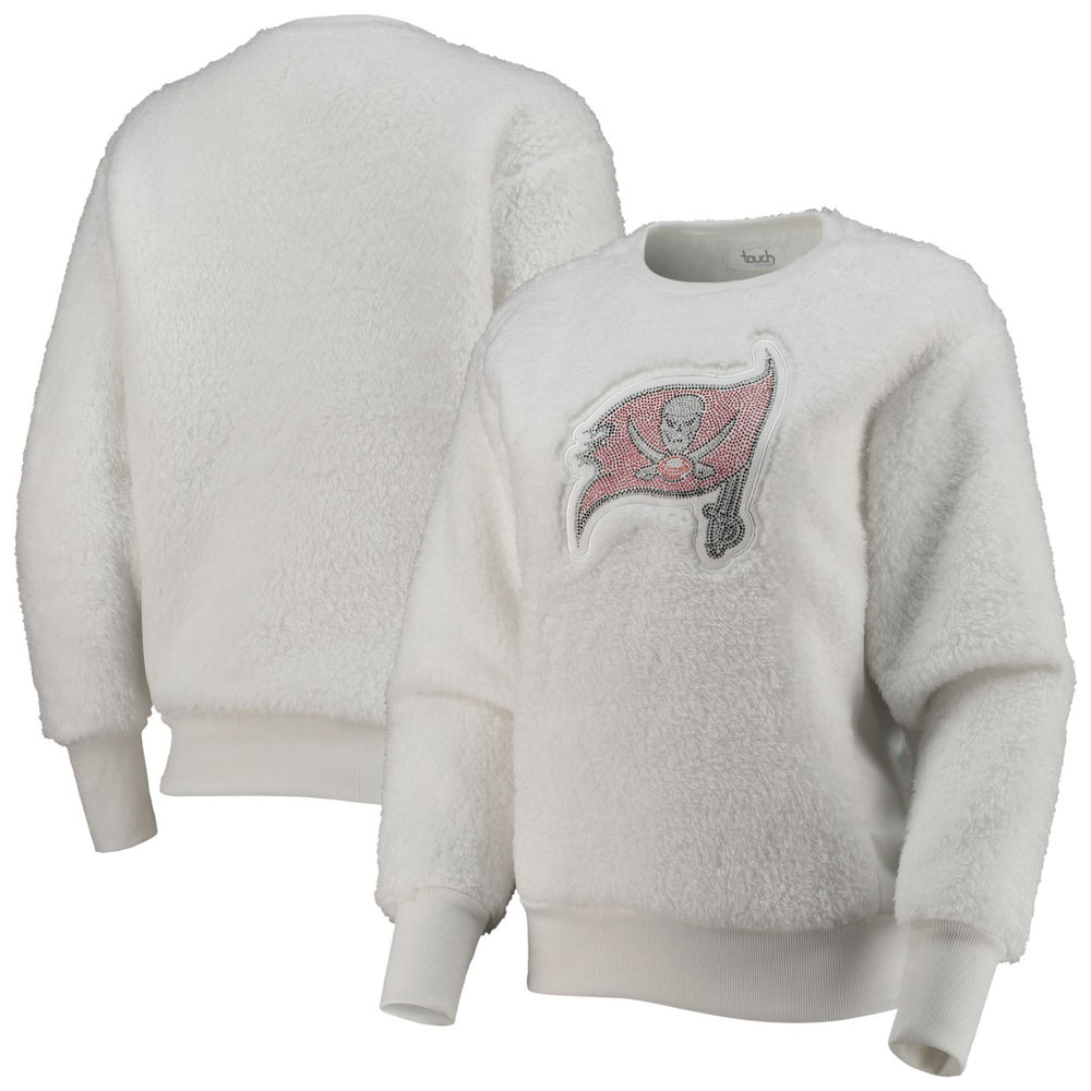 Tampa Bay Buccaneers Touch Women's Milestone Tracker Pullover Sweatshirt White - NFL