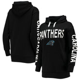 Carolina Panthers G-III 4Her by Carl Banks Women's Extra Point Pullover Hoodie Black - NFL