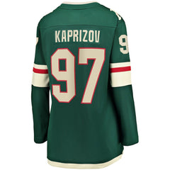Kirill Kaprizov Minnesota Wild - Fanatics Women's Home Breakaway Replica Jersey Green
