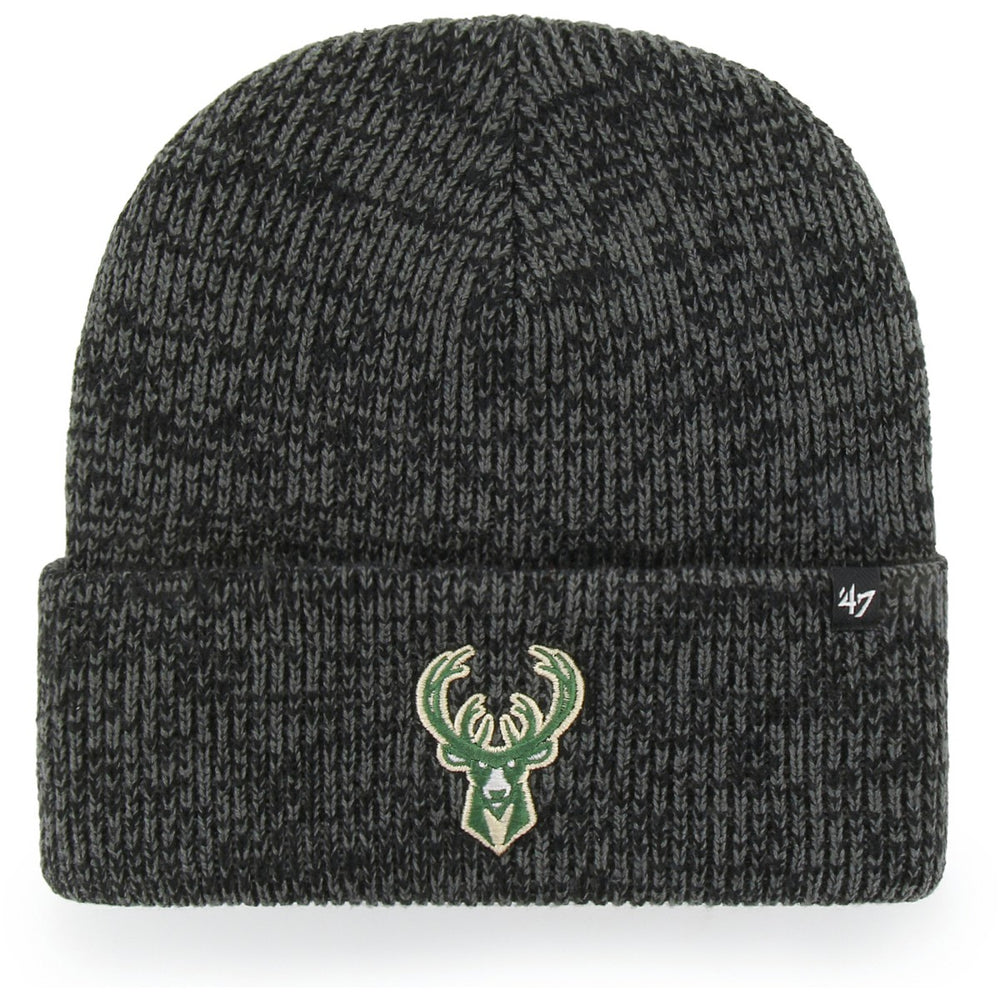 47 brand - Milwaukee Bucks '47 Brain Freeze Cuffed Knit Hat - Black