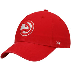 47 brand - Atlanta Hawks '47 Core Logo Clean Up Adjustable Hat - Red