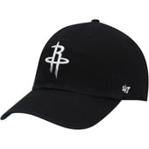 47 brand - Houston Rockets '47 Core Logo Clean Up Adjustable Hat - Black