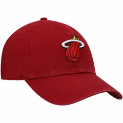 47 brand - Miami Heat '47 Core Logo Clean Up Adjustable Hat - Red
