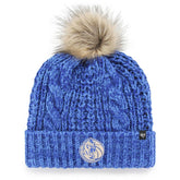 47 brand - Dallas Mavericks '47 Women's Meeko Cuffed Knit Hat with Pom - Blue