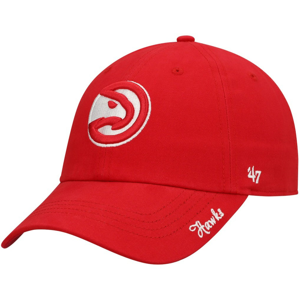 47 brand - Atlanta Hawks '47 Women's Miata Clean Up Logo Adjustable Hat - Red
