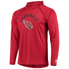 Arizona Cardinals Starter Raglan Long Sleeve Hoodie T-Shirt Cardinal - NFL