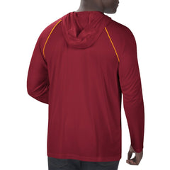 Washington Football Team Starter Raglan Long Sleeve Hoodie T-Shirt Burgundy - NFL