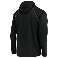 Las Vegas Raiders Starter Throwback Raglan Hoodie Long Sleeve T-Shirt Black - NFL