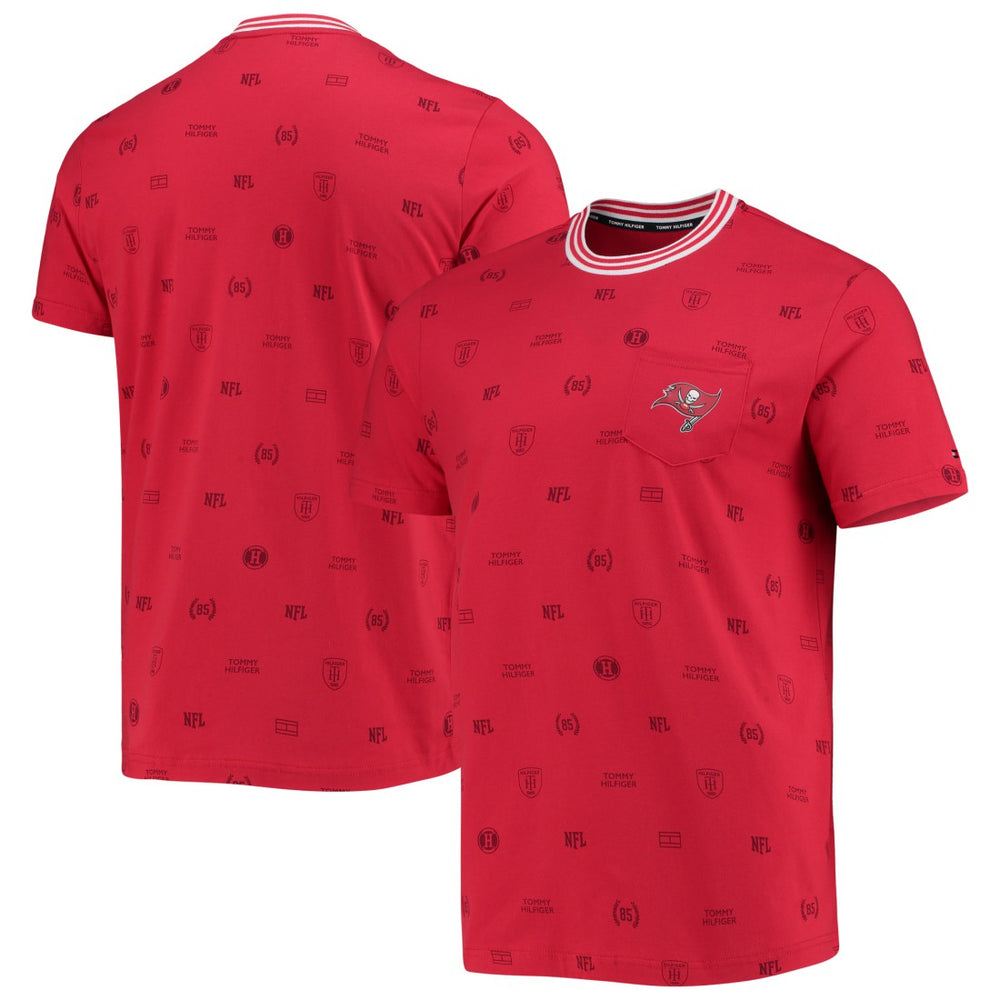 Tampa Bay Buccaneers Tommy Hilfiger Essential Pocket T-Shirt Red - NFL