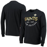 New Orleans Saints Tommy Hilfiger Peter Long Sleeve T-Shirt Black - NFL