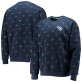 Tennessee Titans Tommy Hilfiger Reid Graphic Pullover Sweatshirt Navy - NFL
