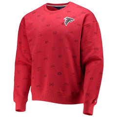 Atlanta Falcons Tommy Hilfiger Reid Graphic Pullover Sweatshirt Red - NFL