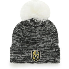 Vegas Golden Knights '47 Women's Triple Cross Cuffed Knit Hat with Pom Gray