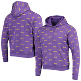NBA - Los Angeles Lakers The Wild Collective Unisex Allover Logo Pullover Hoodie - Purple