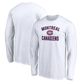 Montreal Canadiens - Victory Arch Long Sleeve T-Shirt White