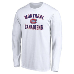 Montreal Canadiens - Victory Arch Long Sleeve T-Shirt White