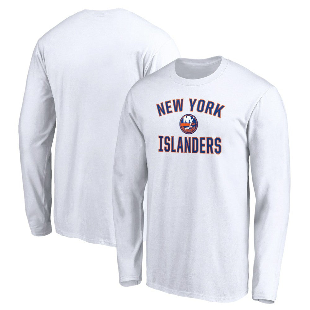New York Islanders - Victory Arch Long Sleeve T-Shirt White