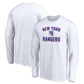 New York Rangers Victory Arch Long Sleeve T-Shirt White