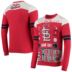 St. Louis Cardinals FOCO Ticket Light-Up Ugly Sweater Online