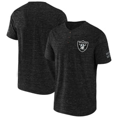 Las Vegas Raiders NFL x Darius Rucker Collection Slub Henley T-Shirt Black - Fanatics