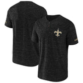 New Orleans Saints NFL x Darius Rucker Collection Slub Henley T-Shirt Black - Fanatics