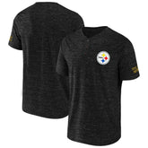 Pittsburgh Steelers NFL x Darius Rucker Collection Slub Henley T-Shirt Black - Fanatics